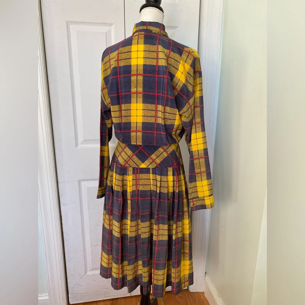 1980s/90s Vivienne Westwood Style Marvin Singer for Depeche Mode Drop Waist Dres - Picture 8 of 9